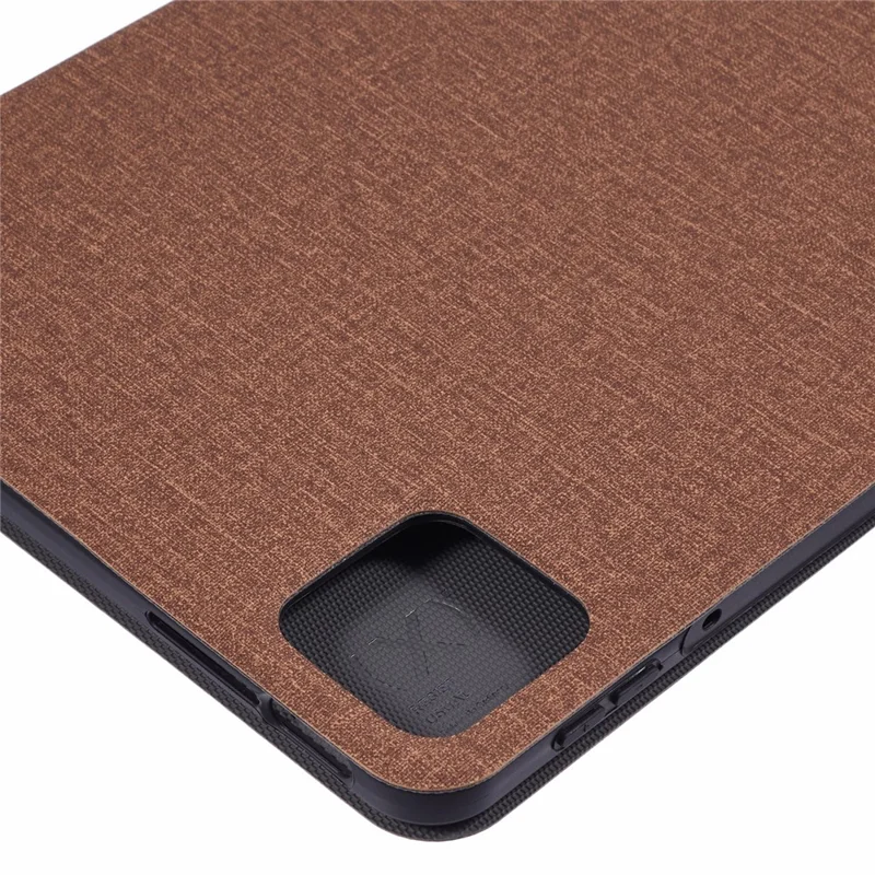 X-LEVEL For Xiaomi Pad 6 / Pad 6 Pro Case Cloth Texture Leather Tablet Cover - Brown
