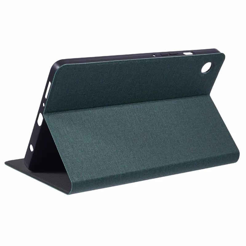 X-LEVEL For Samsung	Galaxy Tab A9 X115 Case Cloth Texture Leather Tablet Cover - Green