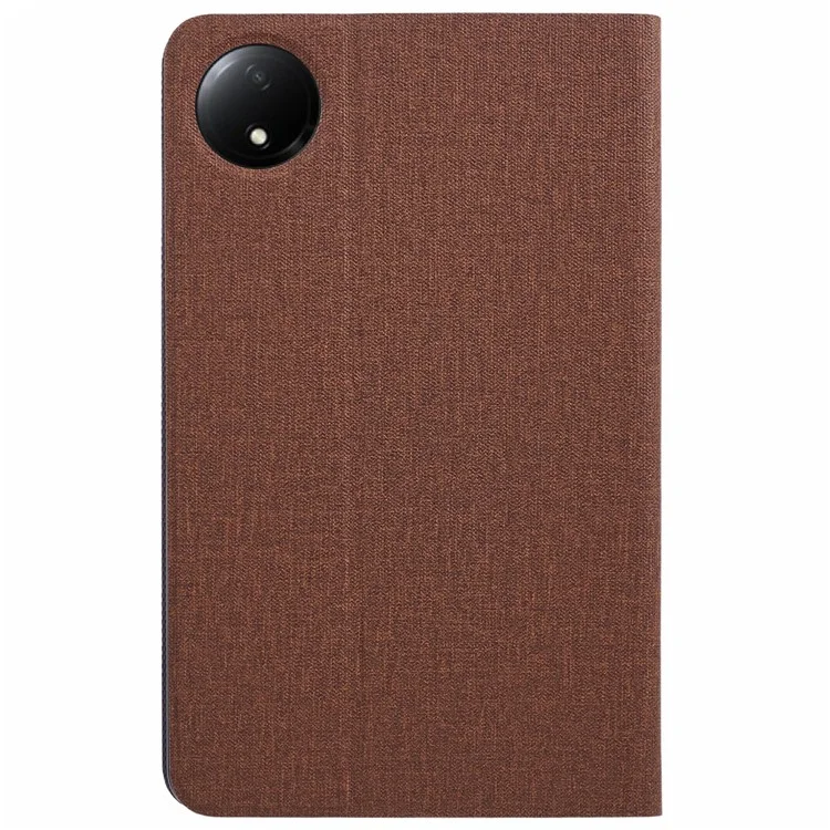 X-level Für Xiaomi Redmi Pad SE 4G 8,7 Zoll Hülle Stoff Textur Leder Tablet Abdeckung - Braun