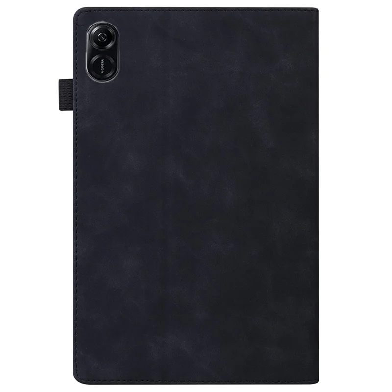 For Honor Pad X8a Case PU Leather Business Folio Protective Tablet Cover Card Holder - Black