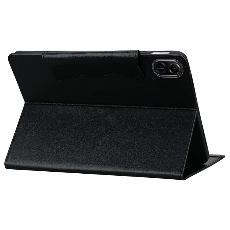 For Honor Pad X8b / Pad X8a Case Cat Buckle Closure Leather Protective Stand Cover - Black