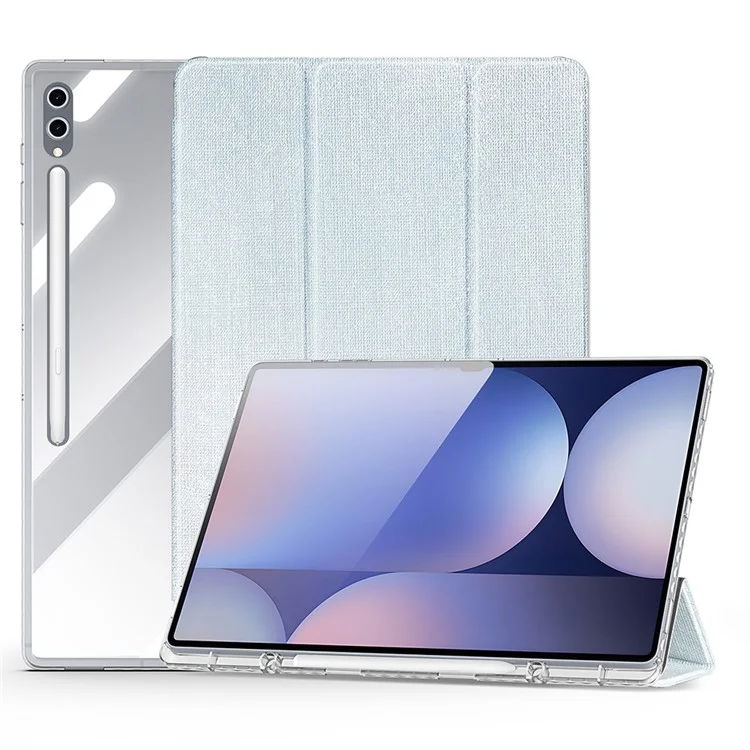DUX DUCIS Unid Series For Samsung Galaxy Tab S10 Ultra / S9 Ultra / S8 Ultra Funda de TPU+PC+Piel Transparente para Tableta - Azul Bebé