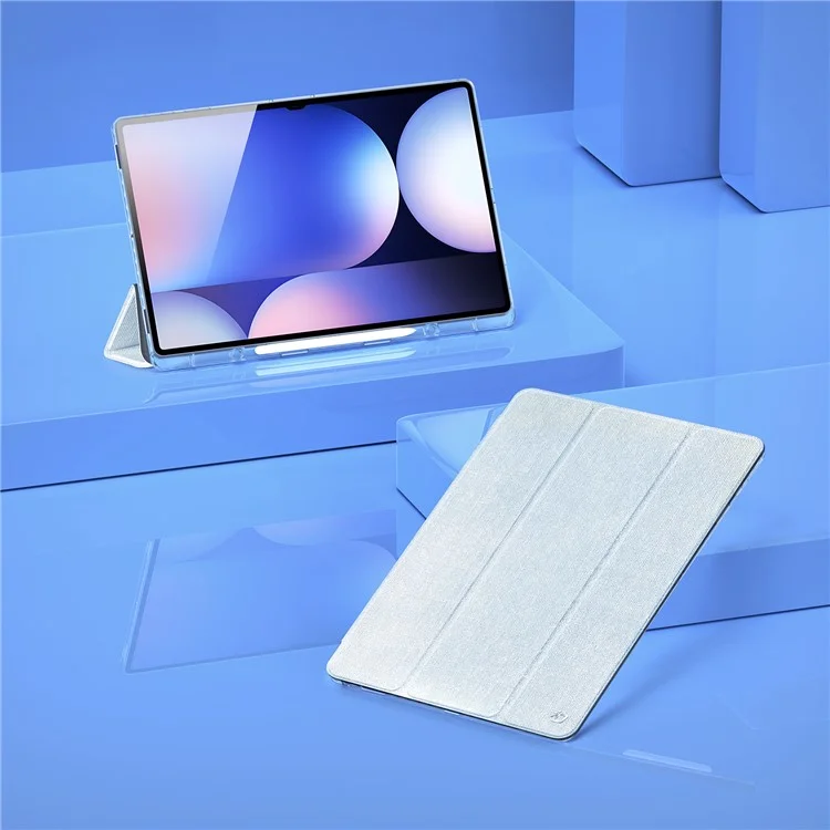 DUX DUCIS Unid Series For Samsung Galaxy Tab S10 Ultra / S9 Ultra / S8 Ultra Funda de TPU+PC+Piel Transparente para Tableta - Azul Bebé