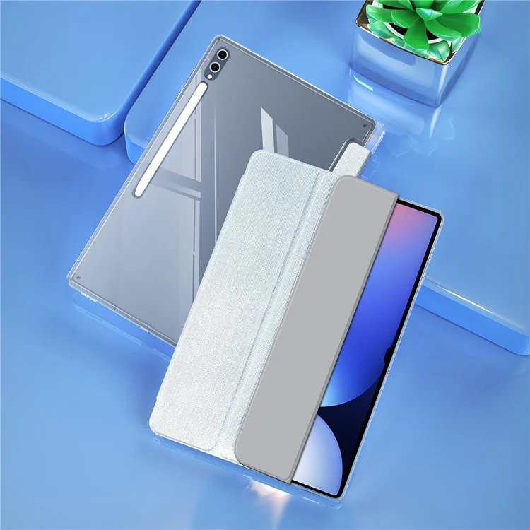 DUX DUCIS Unid Series For Samsung Galaxy Tab S10 Ultra / S9 Ultra / S8 Ultra Funda de TPU+PC+Piel Transparente para Tableta - Azul Bebé