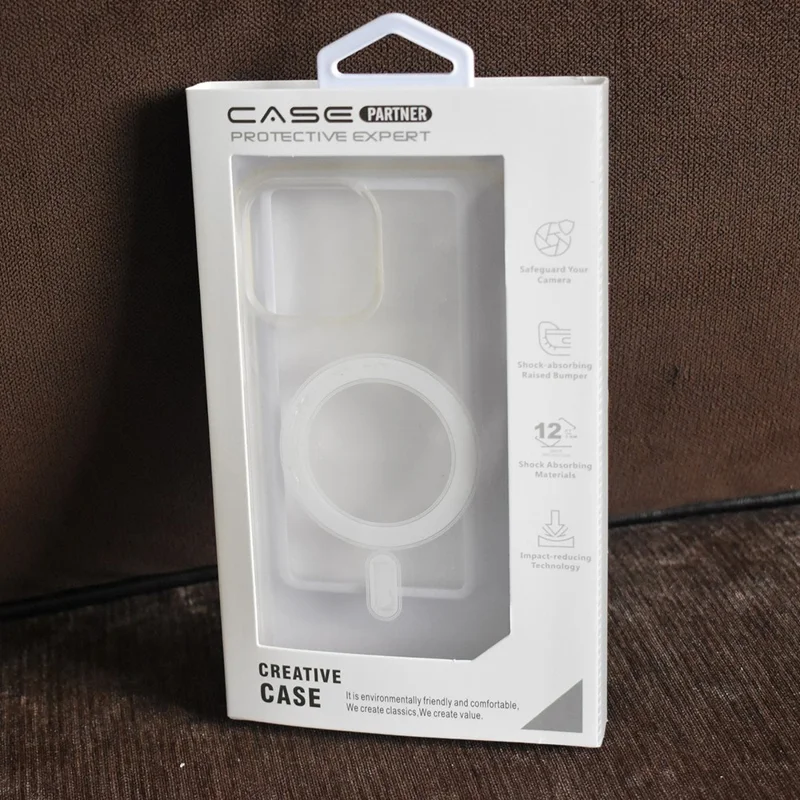 Bulk Purchasing Universal Plastic + PVC Pull-Out Box Phone Case Packaging Box, Size: 18.8 x 11.2 x 2cm - Grey