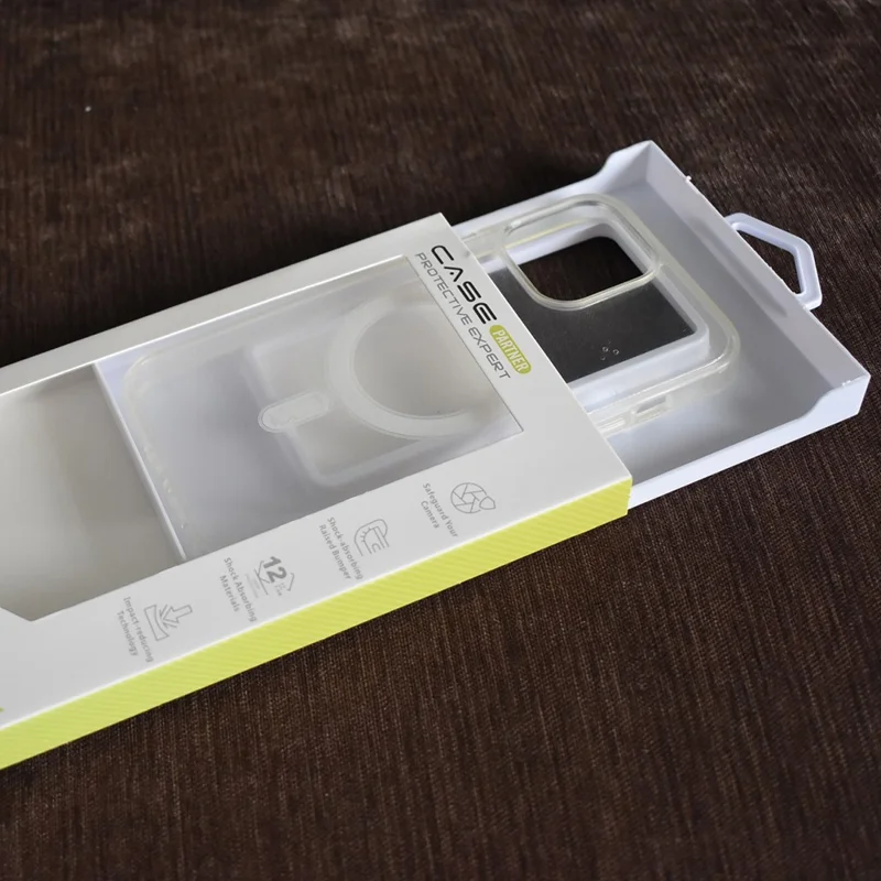 Bulk Purchasing Universal Plastic + PVC Pull-Out Box Phone Case Packaging Box, Size: 18.8 x 11.2 x 2cm - Grey