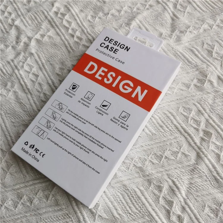 Universal Cardboard Box Phone Case Paper Packaging Box, Size: 18.4 x 10.6 x 2.3cm - Orange