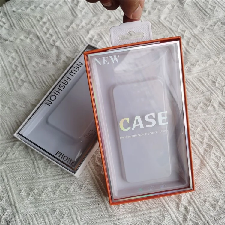 Universal Cardboard Box Phone Case Paper Packaging Box, Size: 18.4 x 10.6 x 2.3cm - Orange