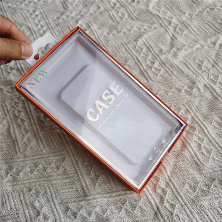 Universal Cardboard Box Phone Case Paper Packaging Box, Size: 18.4 x 10.6 x 2.3cm - Orange