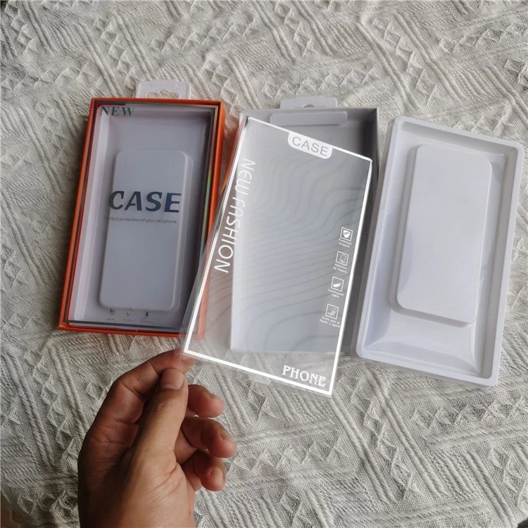 Universal Cardboard Box Phone Case Paper Packaging Box, Size: 18.4 x 10.6 x 2.3cm - Orange