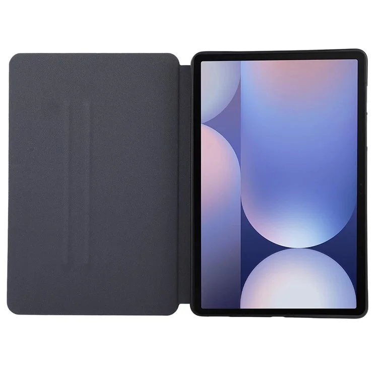 Per Samsung Galaxy Tab S10+ Case di Cuoio PU in Pelle PU Con Supporto - Blu