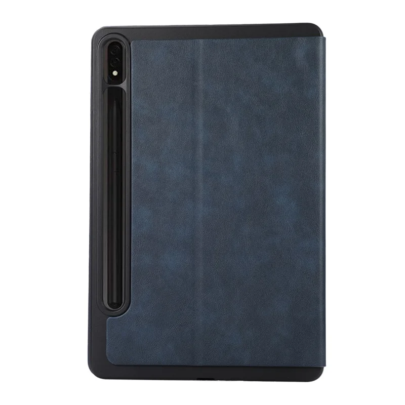 Per Samsung Galaxy Tab S10+ Case di Cuoio PU in Pelle PU Con Supporto - Blu