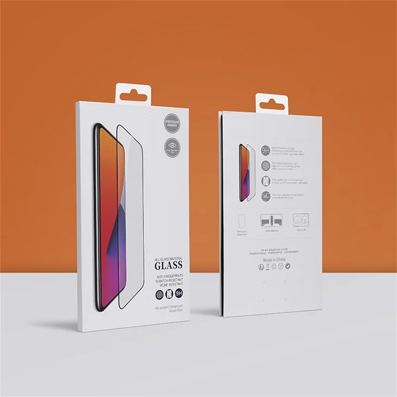 Bulk Purchasing Universal Paper Package Box for Tempered Glass Screen Protector, Size: 18 x 10.5 x 1cm