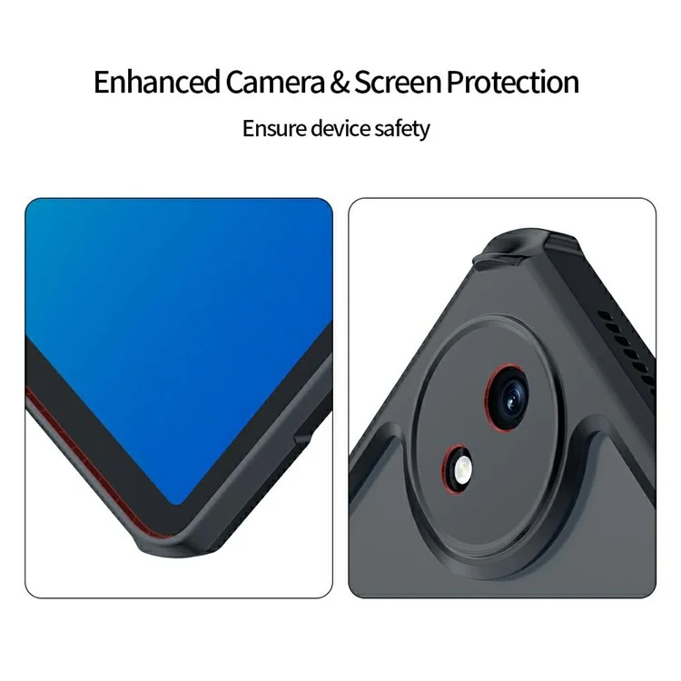 XUNDD For Xiaomi Redmi Pad SE 4G 8.7 inch Case Leather Kickstand TPU + PC Airbag Protection Tablet Cover
