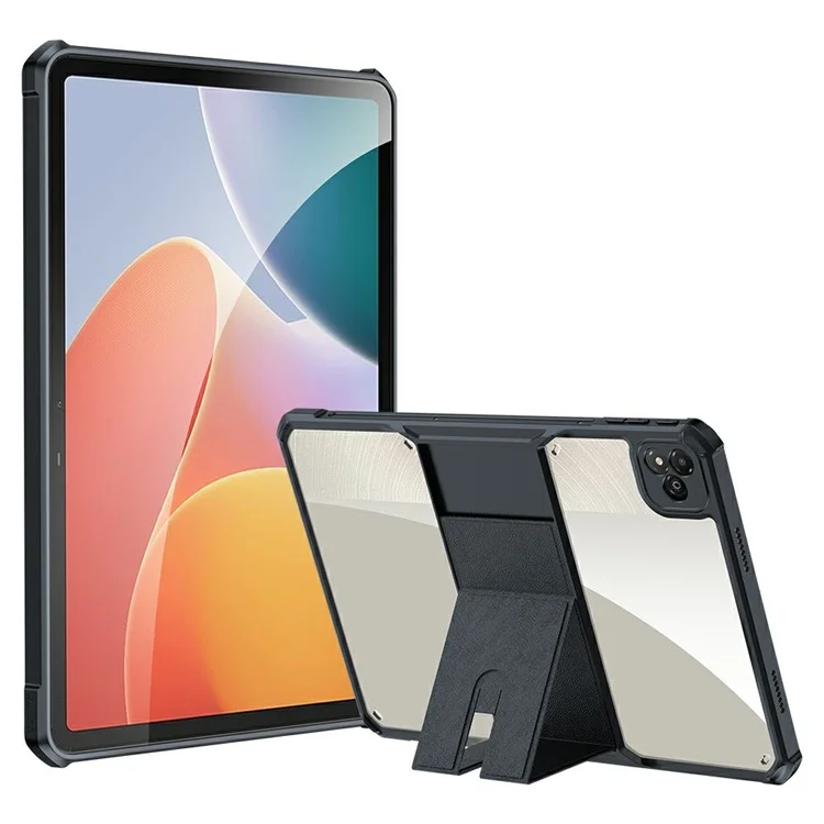XUNDD For Infinix Xpad Case Leather Kickstand TPU + PC Airbag Protection Tablet Cover