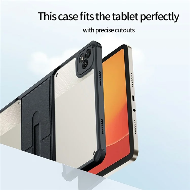 XUNDD For Infinix Xpad Case Leather Kickstand TPU + PC Airbag Protection Tablet Cover
