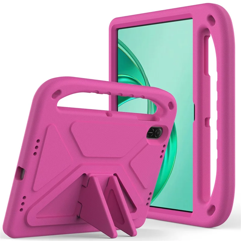 For Honor Pad X8a Case Hand Grip Kickstand Tablet EVA Cover - Rose