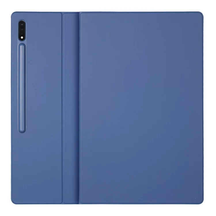 Compra al por mayor para Funda Samsung Galaxy Tab S9 Ultra con Ranura para Lápiz, Cubierta de Cuero PU para Tableta con Soporte, Activación/Reposo Automático - Azul Marino