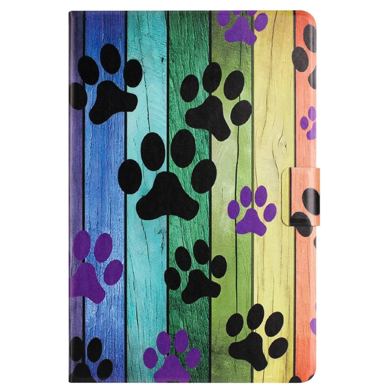 For iPad mini (2019) 7.9 inch  /  4  /  3  /  2  /  Mini Case Pattern Printed Stand Litchi Texture Leather Tablet Cover with Card Slots - Cat Claw