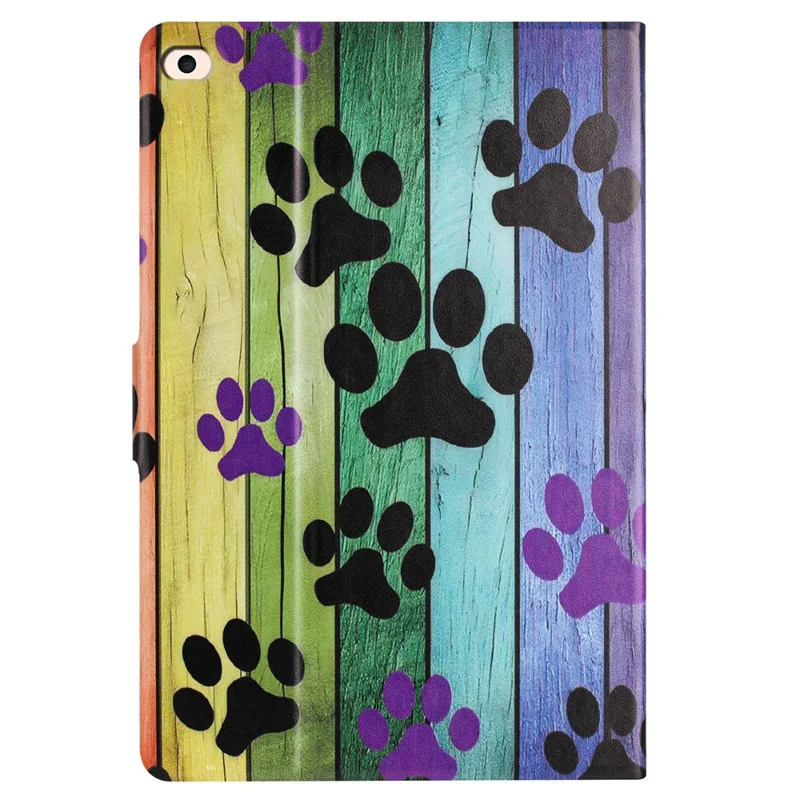 For iPad mini (2019) 7.9 inch  /  4  /  3  /  2  /  Mini Case Pattern Printed Stand Litchi Texture Leather Tablet Cover with Card Slots - Cat Claw