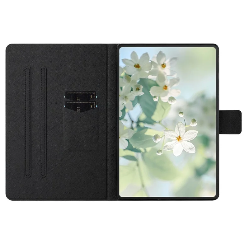 For iPad mini (2019) 7.9 inch  /  4  /  3  /  2  /  Mini Case Pattern Printed Stand Litchi Texture Leather Tablet Cover with Card Slots - Cat Claw