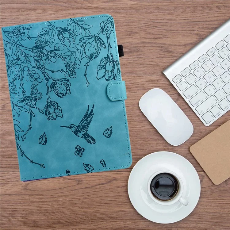 For Amazon Kindle Paperwhite 4 (2018) / 3 (2015) / 2 (2015) / Paperwhite (2015) Case Card Holder Leather Cover - Baby Blue