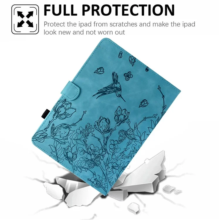 For Amazon Kindle Paperwhite 4 (2018) / 3 (2015) / 2 (2015) / Paperwhite (2015) Case Card Holder Leather Cover - Baby Blue