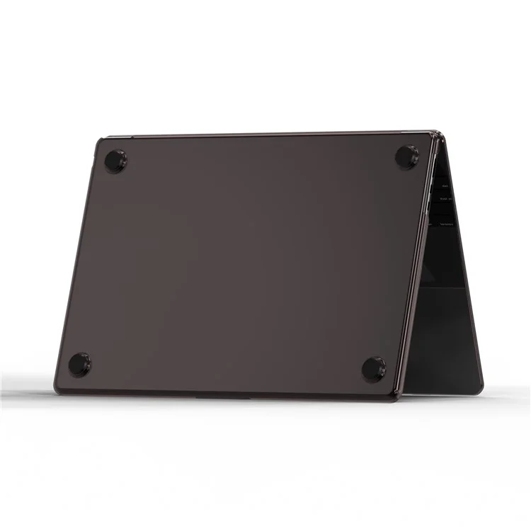 Hard PC Case For MacBook Pro 14 inch (2024) M4 A3112 A3185 A3401 (2021) A2442 (2023) A2779 M2 A2918 A2992 M3 Crystal Clear Cover - Transparent Black