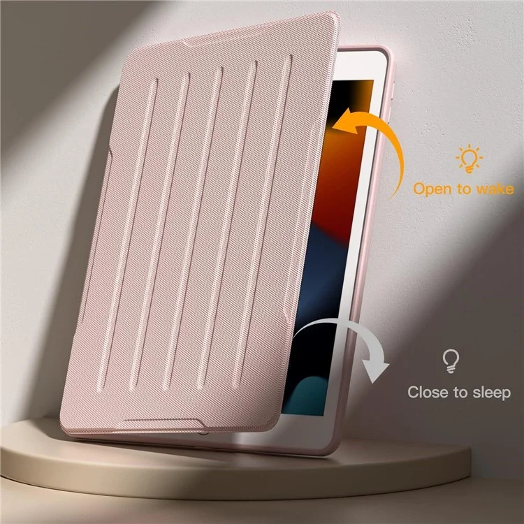 Étui de support en vrac pour iPad Pro 11 (2022) / (2021) / (2020) / (2018) Housse de tablette en TPU absorbant les chocs + cuir PU avec fente pour stylet