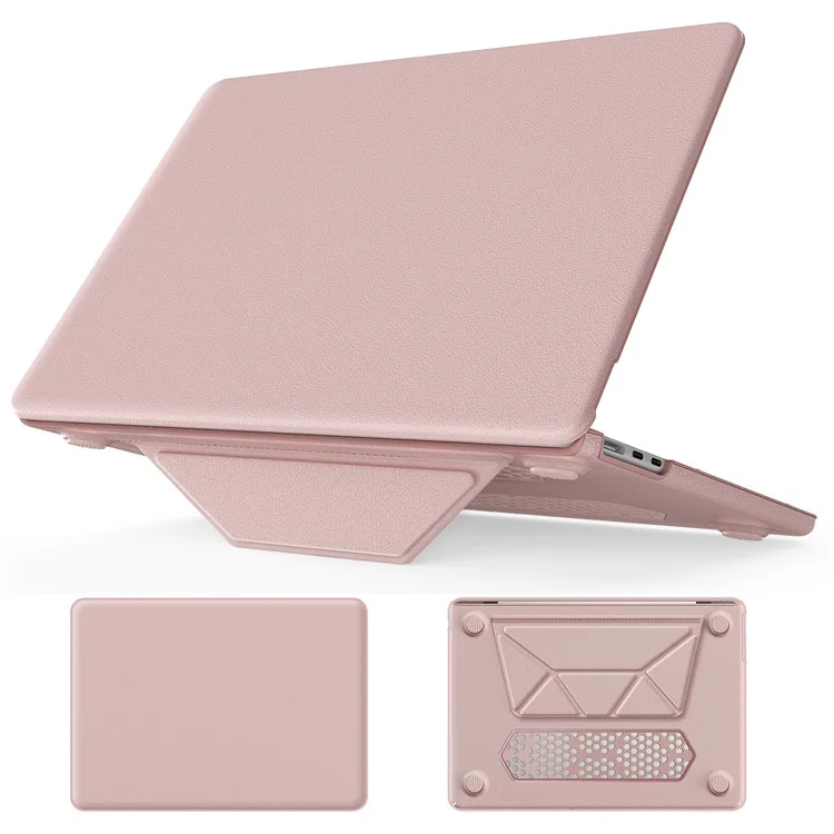 For Macbook Air 15 inch (2024) / (2023) (M2 A2941 / M3 A3114) Laptop Case Anti-Slip PC+PU Leather Flip Cover - Pink

Funda para portátil Macbook Air de 15 pulgadas (2024) / (2023) (M2 A2941 / M3 A3114) con tapa de cuero antideslizante de PC+PU - Rosa