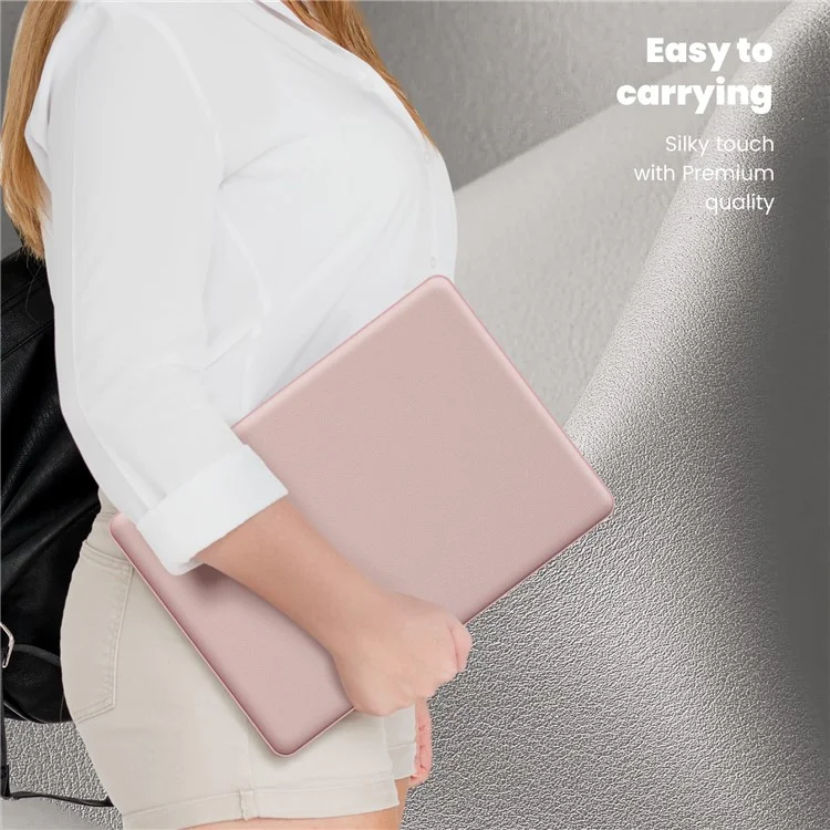 For Macbook Air 15 inch (2024) / (2023) (M2 A2941 / M3 A3114) Laptop Case Anti-Slip PC+PU Leather Flip Cover - Pink

Funda para portátil Macbook Air de 15 pulgadas (2024) / (2023) (M2 A2941 / M3 A3114) con tapa de cuero antideslizante de PC+PU - Rosa