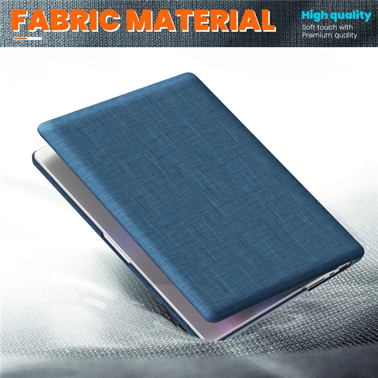 Funda para portátil MacBook Pro de 16 pulgadas (2023) / (2021) A2485 M1 Pro / M1 Max / A2780 / M3 A2991 - Anti deslizante de PC+Tela, cubierta abatible - Negro