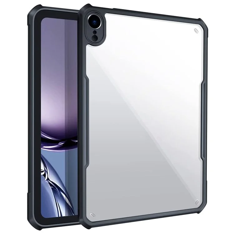 XUNDD For iPad mini (2024) / mini (2021) Shockproof  Slim Case TPU Frame Tablet Cover Air Cushion Protective Case - Black