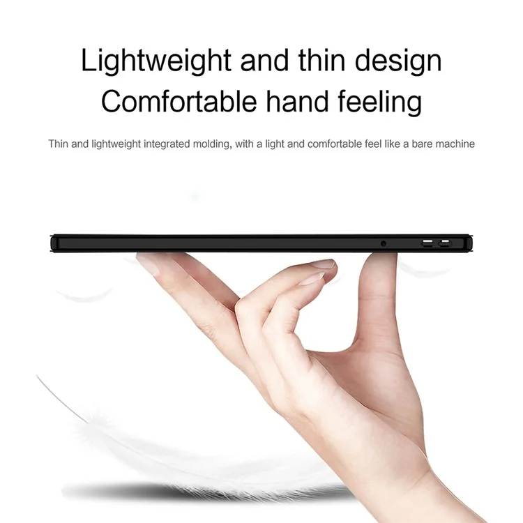 Custodia per tablet For Honor Pad GT Pro in pelle PU e TPU con supporto a trifoglio