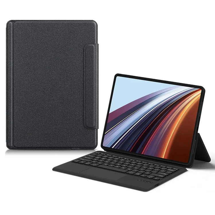 For Honor Pad GT Pro Leather Case + Touchpad Bluetooth-compatible Keyboard with Backlit
