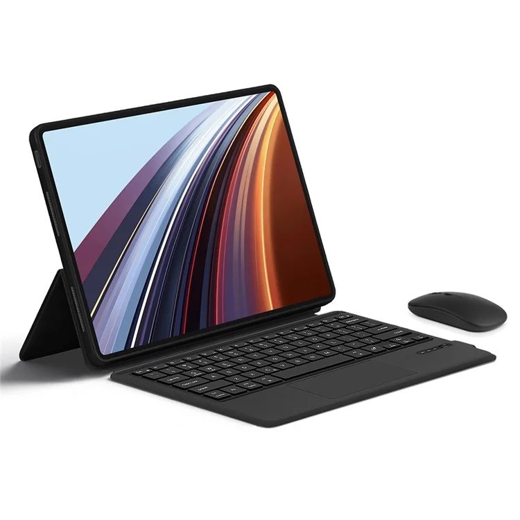 For Honor Pad GT Pro Leather Case + Touchpad Bluetooth-compatible Keyboard with Backlit