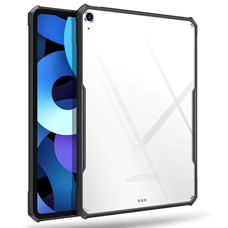 Xundd Para Ipad Air (2020)/ar (2022) Caixa Slim Caso TPU Cover Protetor Caixa de Comprimido à Prova de Choque de ar Para Choque - Preto