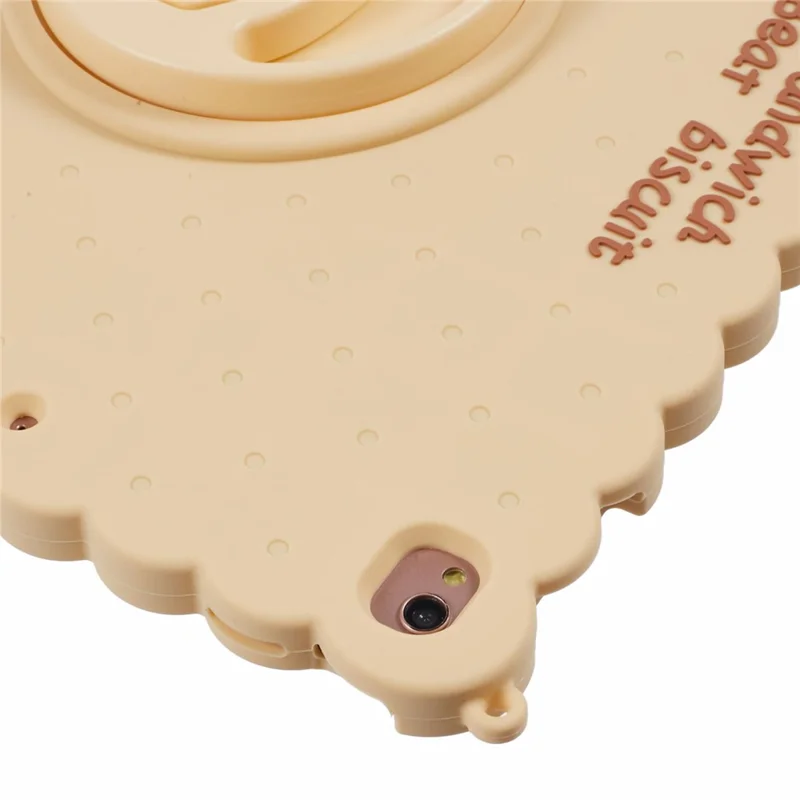 Silicone Case for iPad 10.2 (2021) / (2020) / (2019) / iPad Air 10.5 inch (2019) / Pro 10.5-inch (2017) Kickstand Cover with Shoulder Strap - Yellow