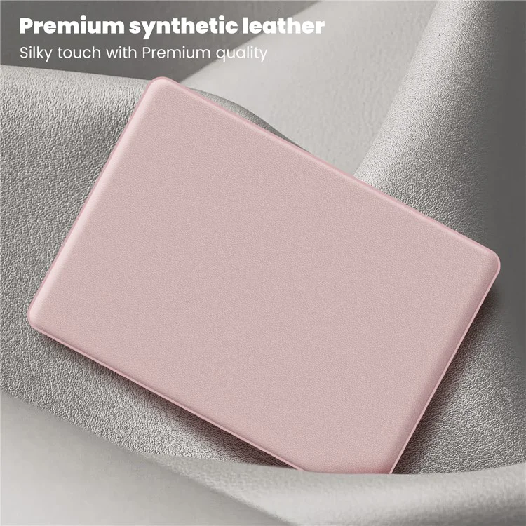 Funda para portátil MacBook Pro de 14 pulgadas (2023) / (2021) A2442 M1 Pro / M1 Max / A2779 / M3 A2918 A2992, de PC+PU cuero, con tapa y antideslizante - Rosa
