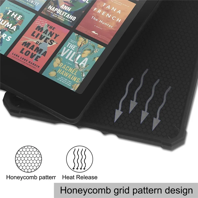 For Amazon Kindle Paperwhite (2024) / Kindle Colorsoft Case Pattern Print TPU+ PU E-Reader Cover - Galaxy