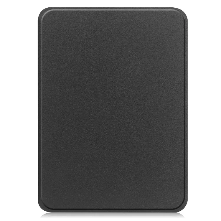For Amazon Kindle Paperwhite (2024) Case PC + PU E-Reader Cover Support Auto Wake  /  Sleep - Black