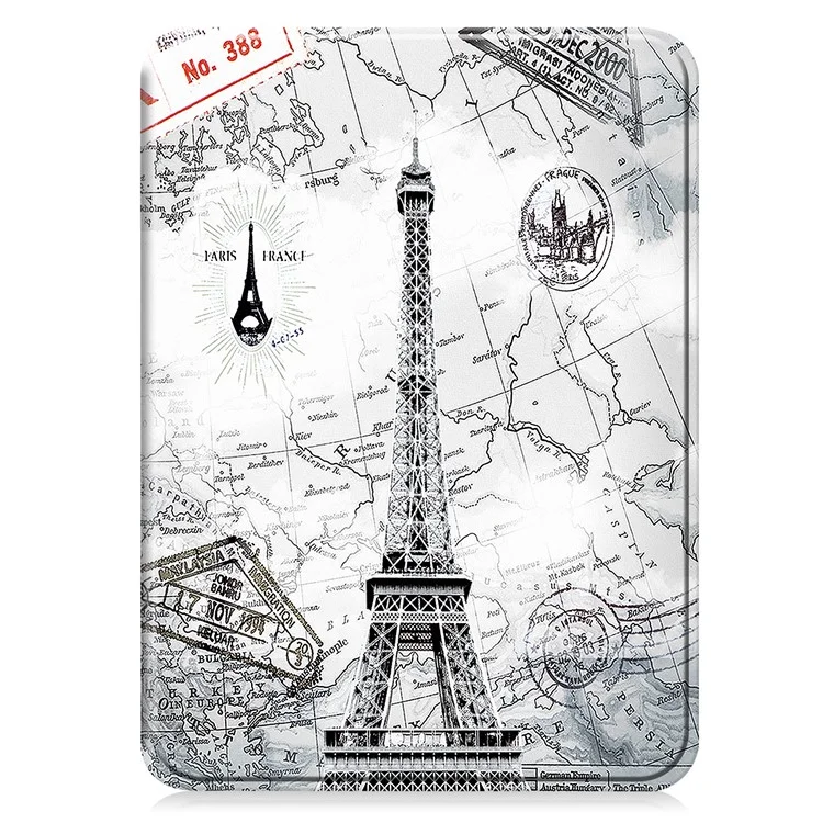 Funda para Amazon Kindle Paperwhite (2024) con estampado de patrón, de PC + PU, cubierta para e-reader - Torre Vintage
