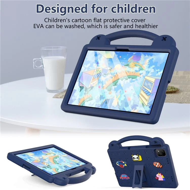 For Infinix Xpad Case Kids EVA Tablet Cover - Navy Blue