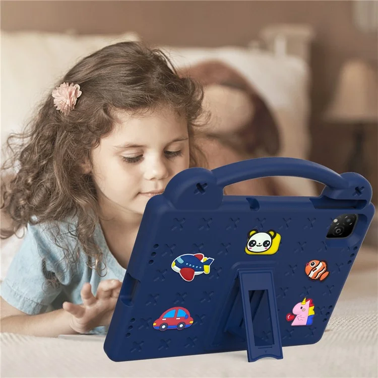 For Infinix Xpad Case Kids EVA Tablet Cover - Navy Blue