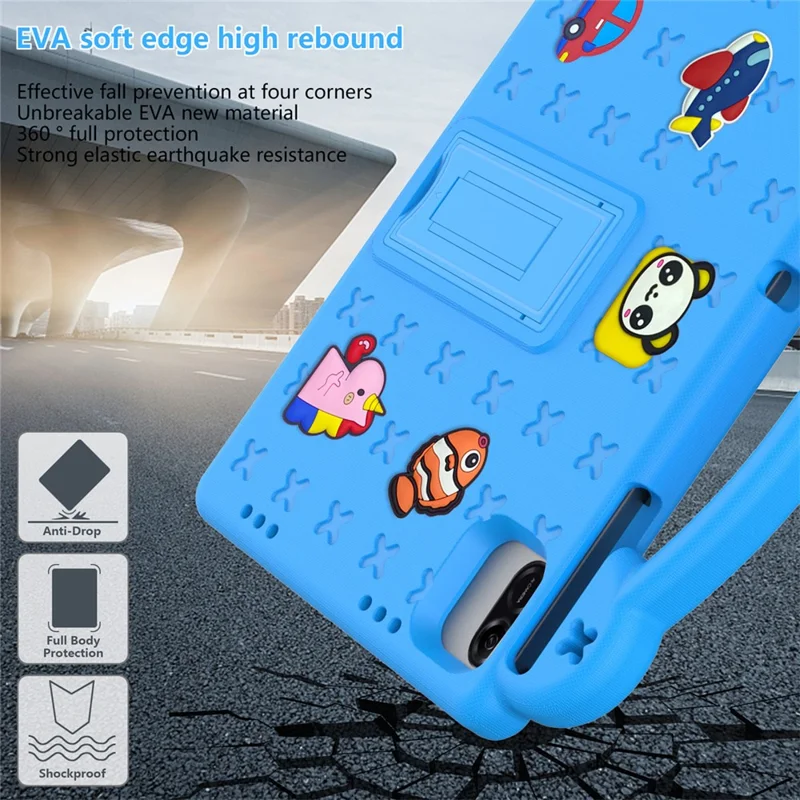 For Honor Pad X8b / Pad X8a Case Kids EVA Tablet Cover - Sky Blue