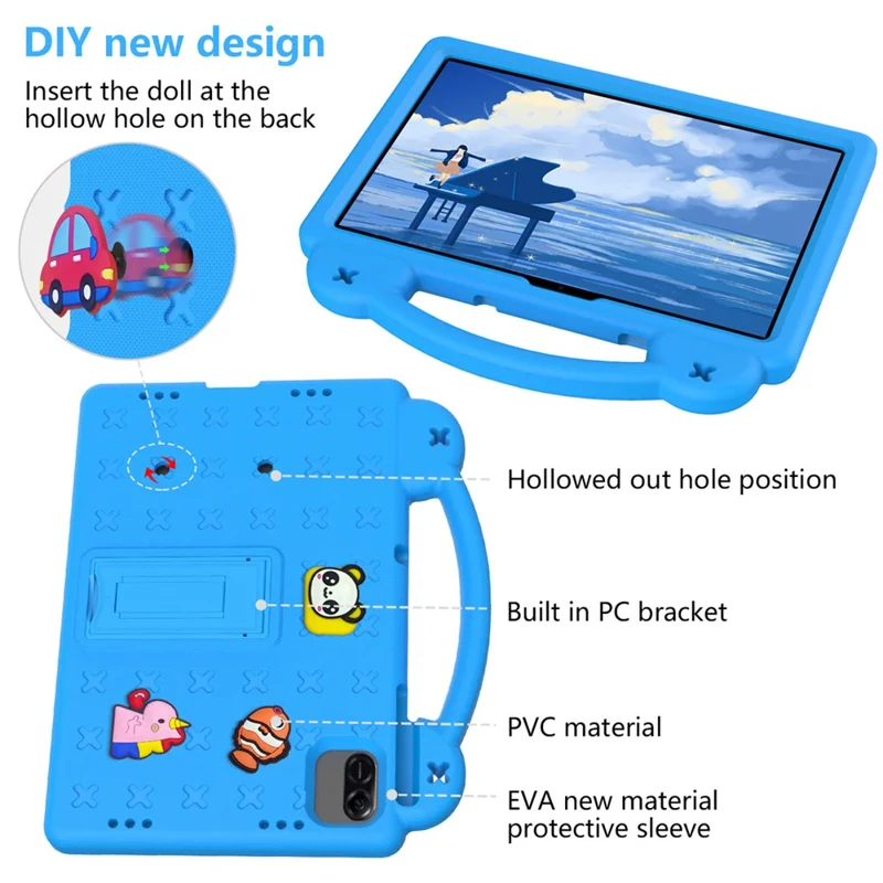 For Honor Pad X8b / Pad X8a Case Kids EVA Tablet Cover - Sky Blue