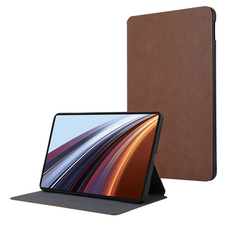Funda protectora para tablet For Honor Pad GT Pro de cuero sintético con soporte - Marrón