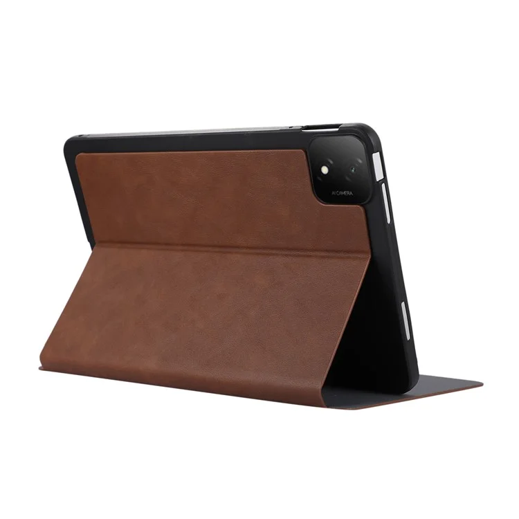 Funda protectora para tablet For Honor Pad GT Pro de cuero sintético con soporte - Marrón