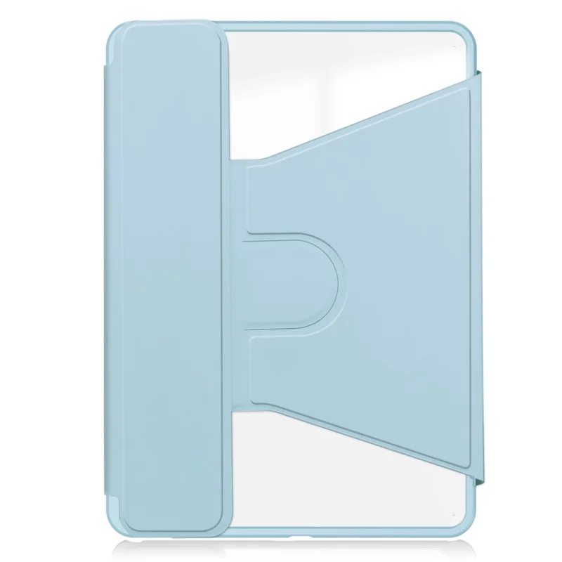 For Xiaomi Pad 7 Case 360° Rotary Stand PU Leather+Acrylic Tablet Cover (Without Keyboard) - Sky Blue
