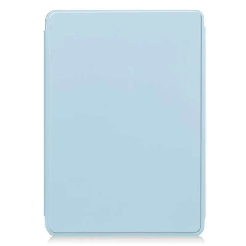 For Xiaomi Pad 7 Case 360° Rotary Stand PU Leather+Acrylic Tablet Cover (Without Keyboard) - Sky Blue
